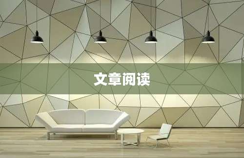 文章阅读