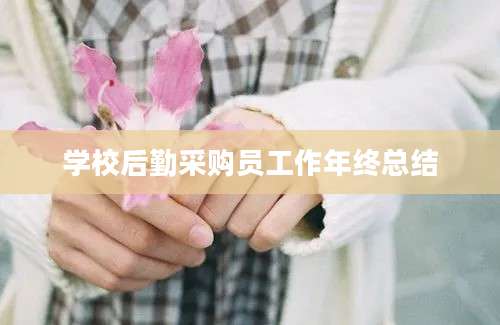 学校后勤采购员工作年终总结