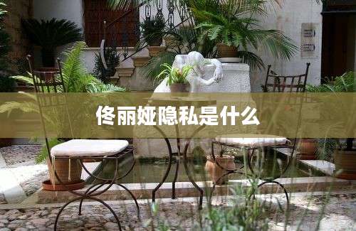 佟丽娅隐私是什么