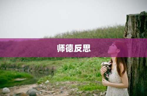 师德反思