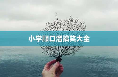 小学顺口溜搞笑大全