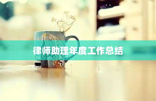 律师助理年度工作总结