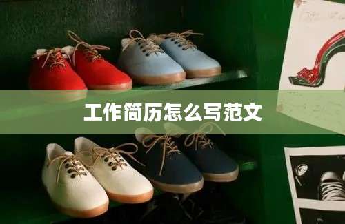 工作简历怎么写范文