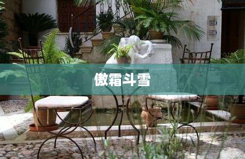 傲霜斗雪