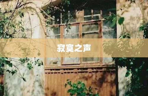 寂寞之声