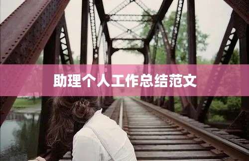 助理个人工作总结范文