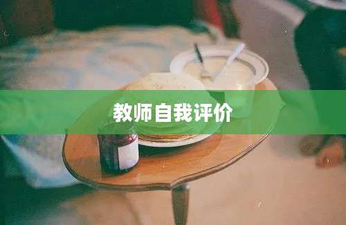 教师自我评价