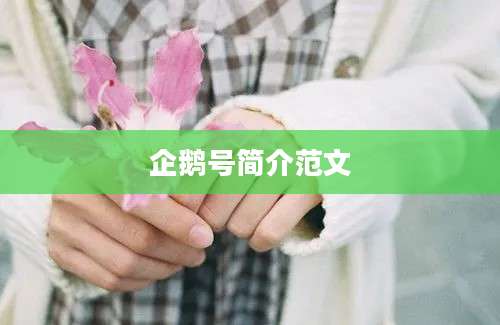 企鹅号简介范文