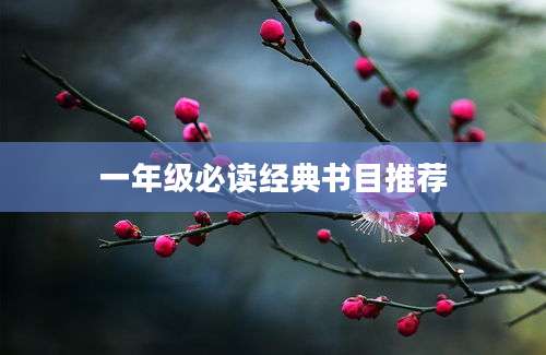 一年级必读经典书目推荐