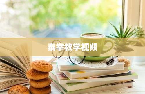泰拳教学视频