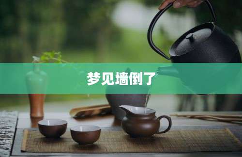梦见墙倒了