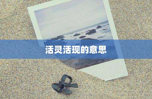 活灵活现的意思