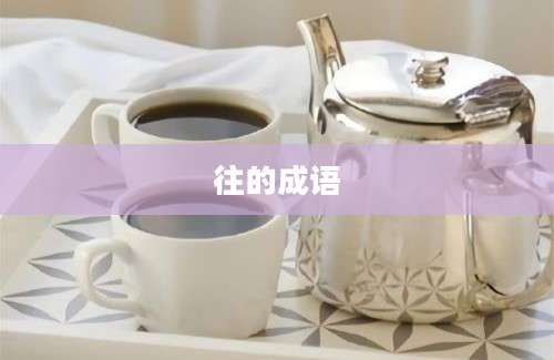 往的成语