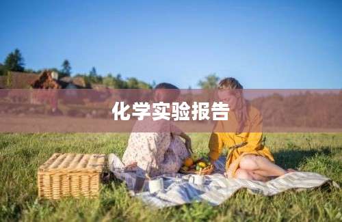 化学实验报告