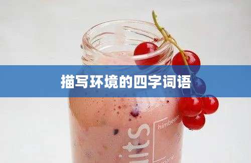 描写环境的四字词语