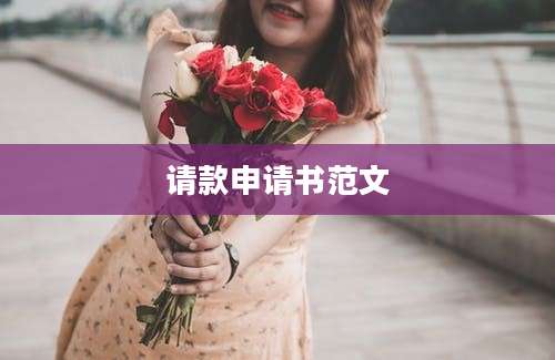 请款申请书范文