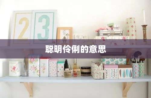 聪明伶俐的意思
