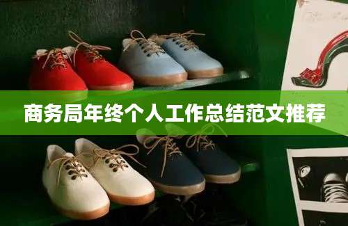 商务局年终个人工作总结范文推荐