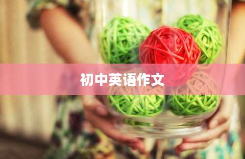 初中英语作文