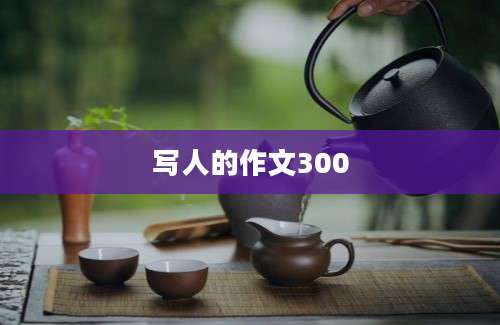 写人的作文300