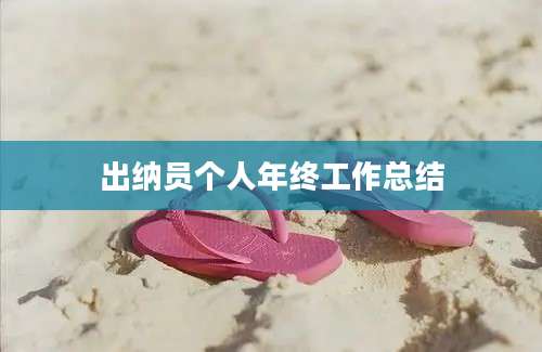 出纳员个人年终工作总结