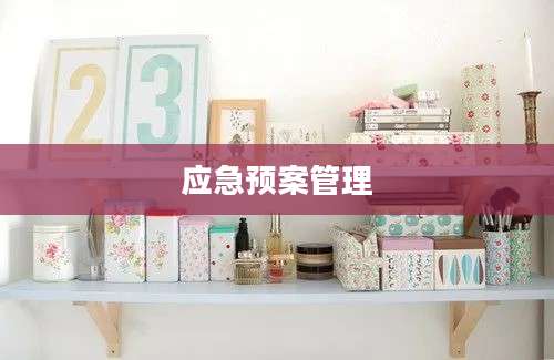 应急预案管理