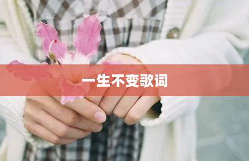 一生不变歌词