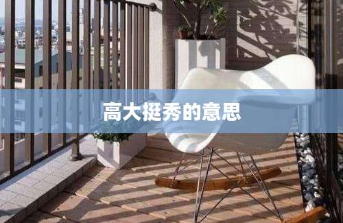 高大挺秀的意思