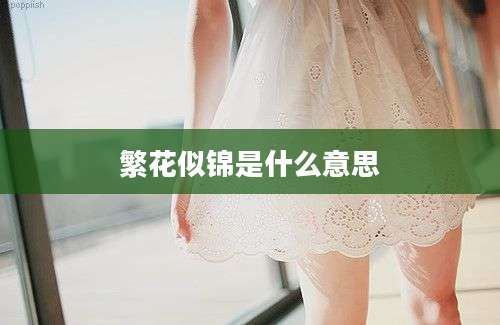 繁花似锦是什么意思