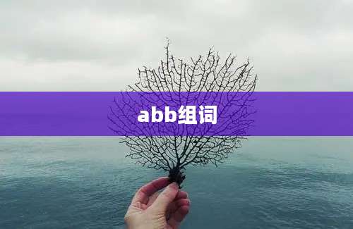 abb组词