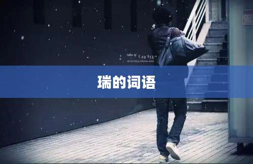 瑞的词语