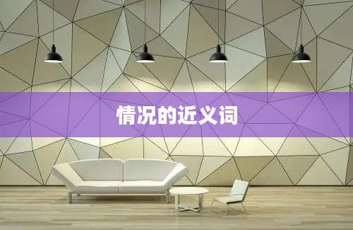 情况的近义词