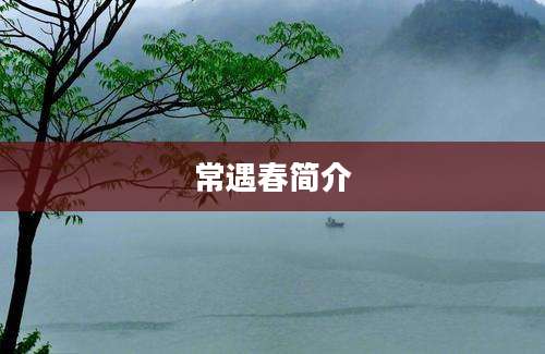 常遇春简介