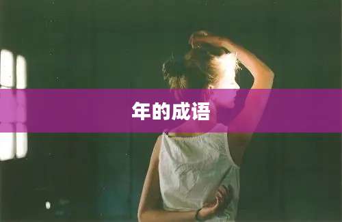 年的成语