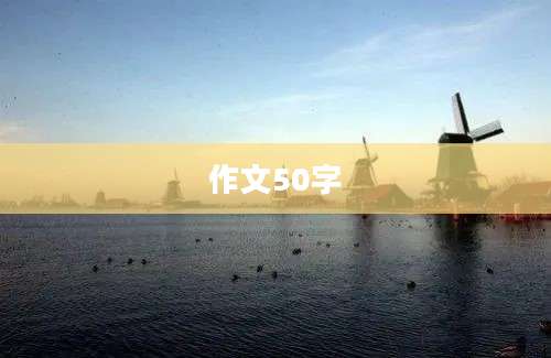 作文50字