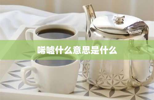 唏嘘什么意思是什么