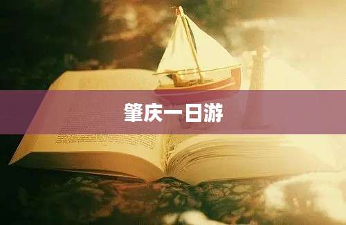 肇庆一日游