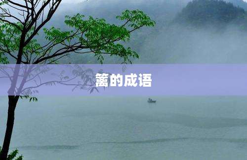 篱的成语