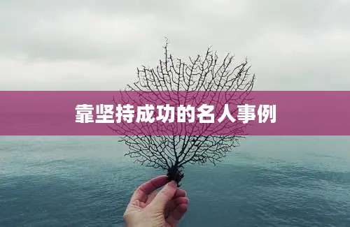 靠坚持成功的名人事例