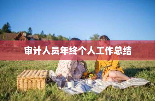 审计人员年终个人工作总结