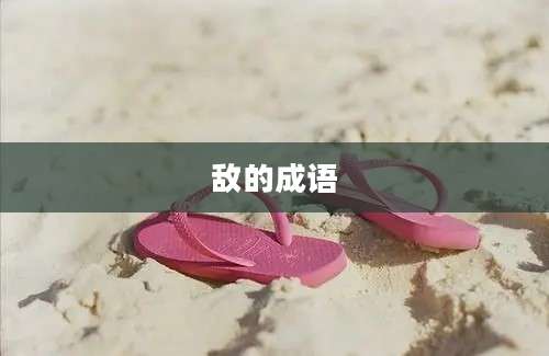 敌的成语