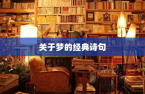 关于梦的经典诗句