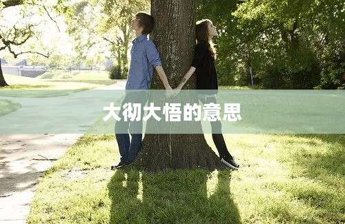 大彻大悟的意思