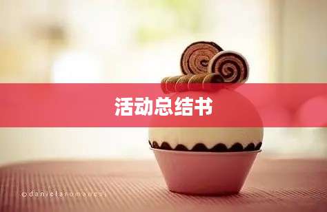 活动总结书