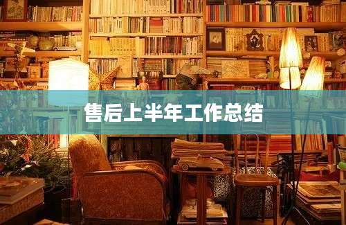 售后上半年工作总结