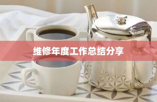 维修年度工作总结分享