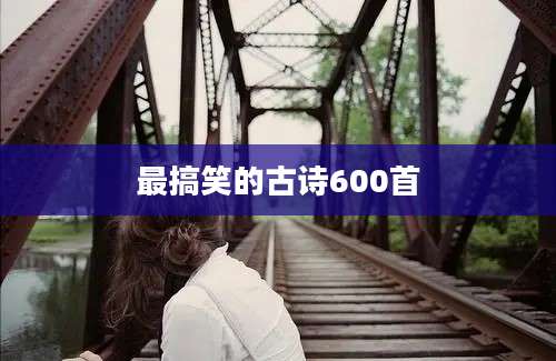 最搞笑的古诗600首