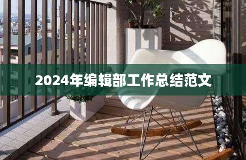 2024年编辑部工作总结范文