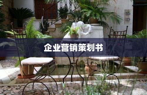 企业营销策划书
