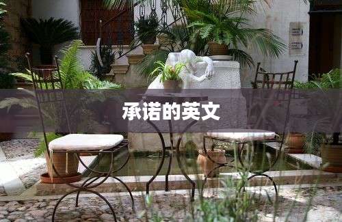 承诺的英文
